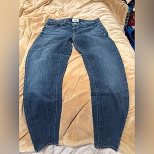 PAIGE Hoxton Ultra Skinny Dark Blue Denim Pants 31